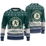 2025 Athletics Ugly Christmas Sweater