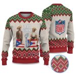 2025 Bad Bunny Holiday Trophy Ugly Christmas Sweater