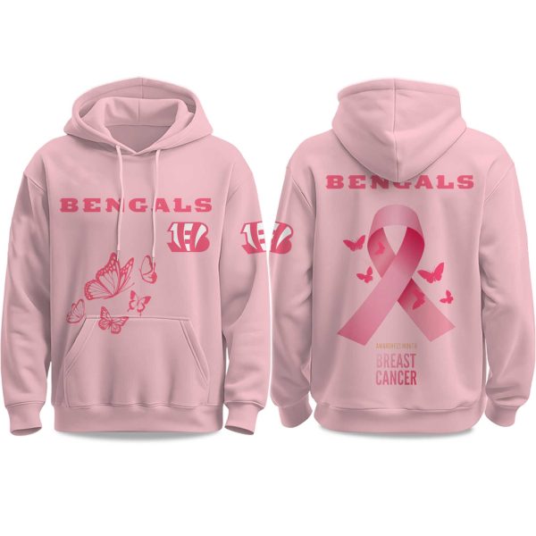 2025 Bengals Breast Cancer Awareness Month Hoodie 1