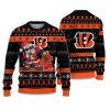 2025 Bengals Santa Claus Ugly Christmas Sweater 2