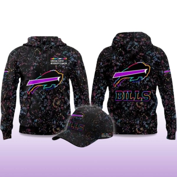 2025 Bills Crucial Catch Intercept Cancer Hoodie
