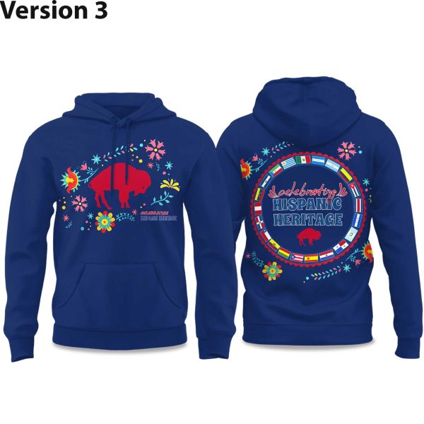 2025 Bills National Hispanic Heritage Month Hoodie 3