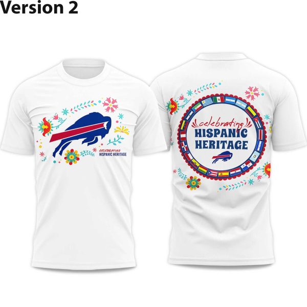 2025 Bills National Hispanic Heritage Month T Shirt 2