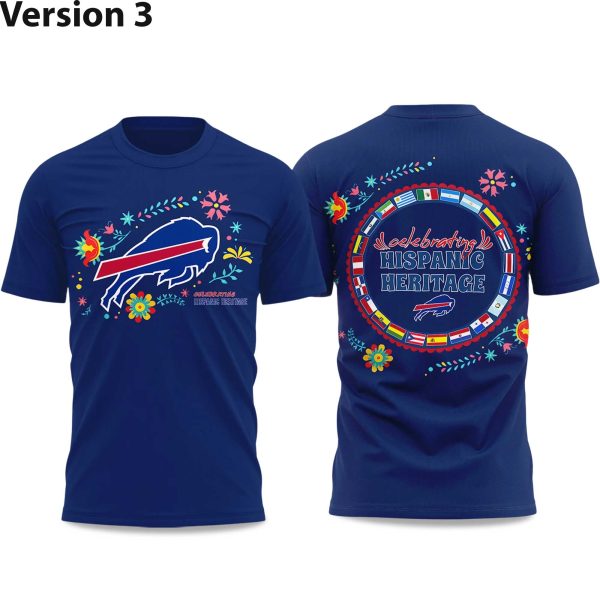 2025 Bills National Hispanic Heritage Month T Shirt 4
