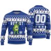 2025 Bills Portland Frog Resist Ugly Christmas Sweater 1