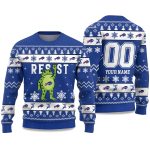 2025 Bills Portland Frog Resist Ugly Christmas Sweater