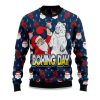 2025 Boxing Day Santa and Beer Ugly Christmas Sweater 1