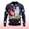 2025 Boxing Day Santa and Beer Ugly Christmas Sweater 2