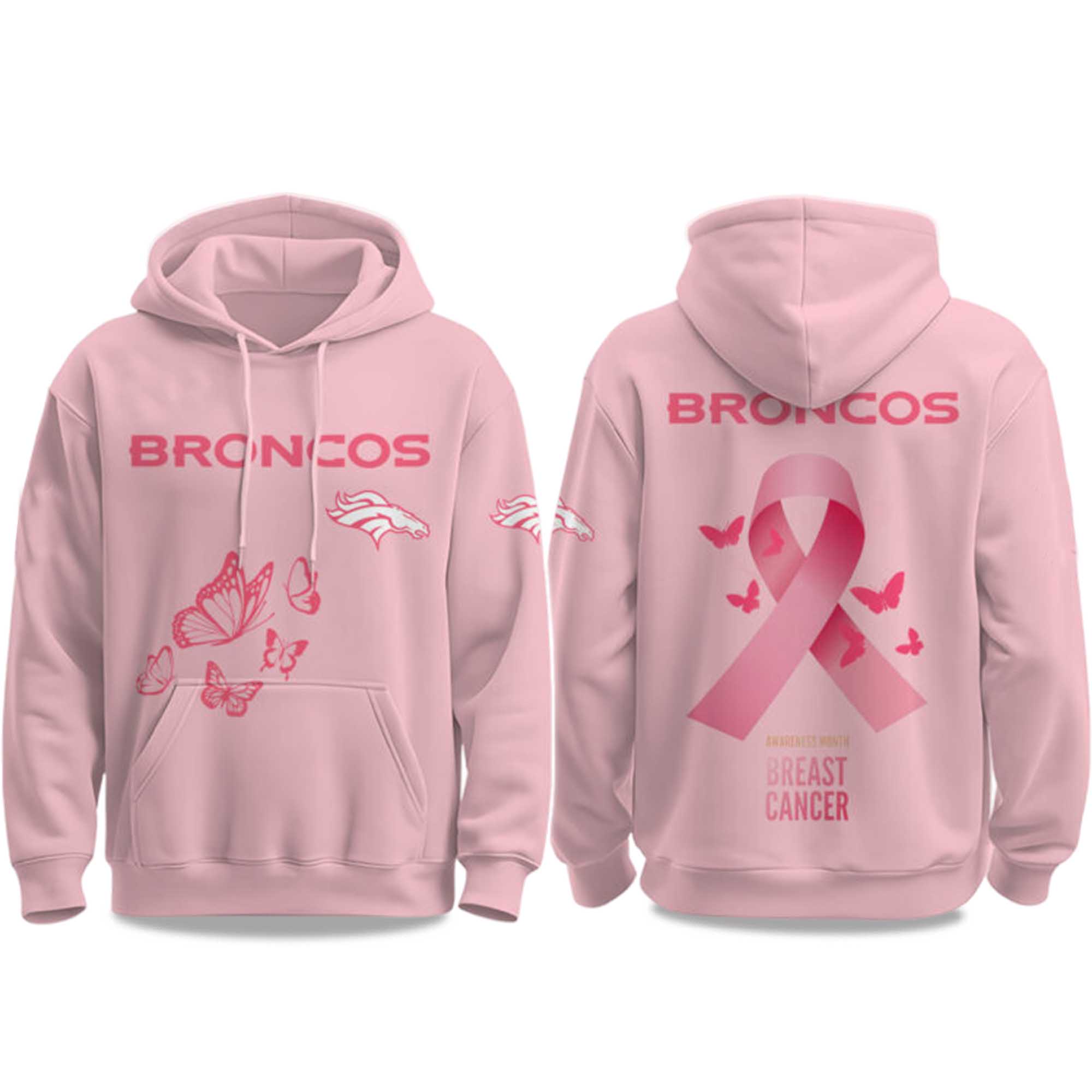 2025 Broncos Breast Cancer Awareness Month Hoodie 2025 Broncos Breast Cancer Awareness Month Hoodie