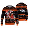 2025 Broncos Santa Claus Ugly Christmas Sweater 1