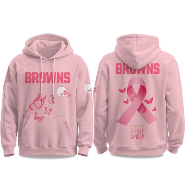 2025 Browns Breast Cancer Awareness Month Hoodie 1