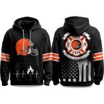 2025 Browns Firefighter Appreciation Day Hoodie