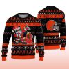 2025 Browns Santa Claus Ugly Christmas Sweater 2