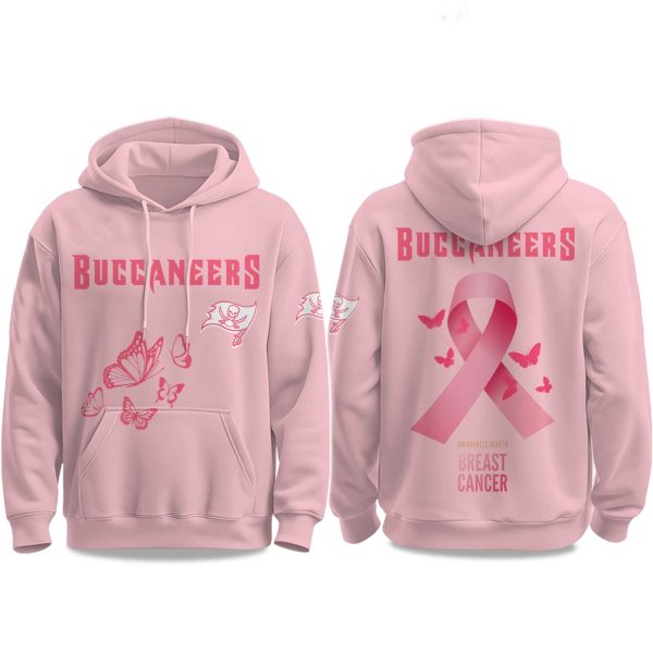 2025 Buccaneers Breast Cancer Awareness Month Hoodie 1