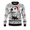 2025 Capybara Smoking Ugly Christmas Sweater 1