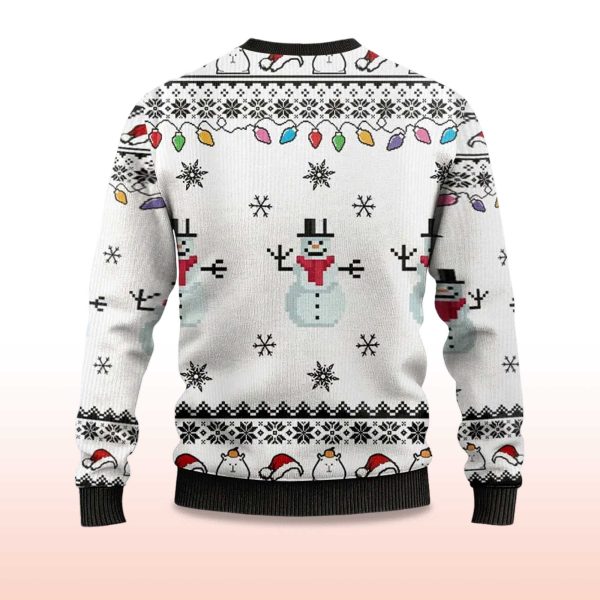 2025 Capybara Smoking Ugly Christmas Sweater 2