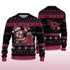 2025 Cardinals Santa Claus Ugly Christmas Sweater