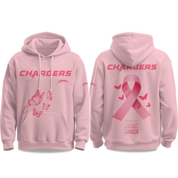 2025 Chargers Breast Cancer Awareness Month Hoodie 1