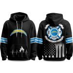2025 Chargers Firefighter Appreciation Day Hoodie