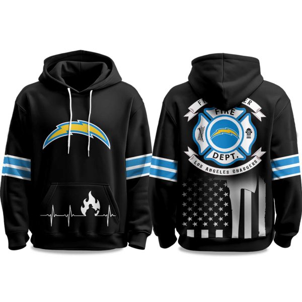 2025 Chargers Firefighter Appreciation Day Hoodie 1