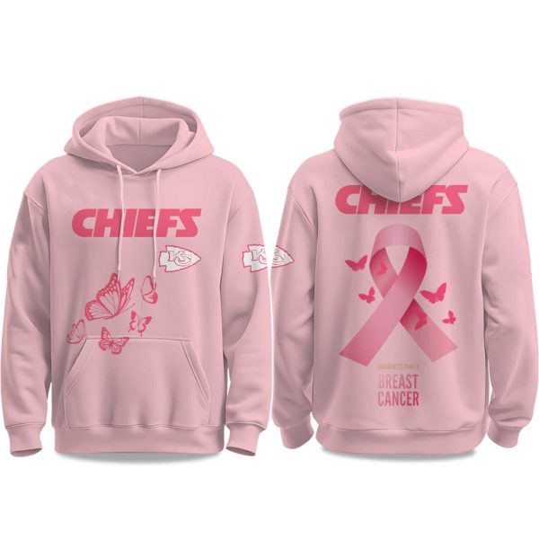 2025 Chiefs Breast Cancer Awareness Month Hoodie 1