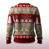 2025 Christmas 49ers Reindeer Football Ugly Sweater 2