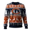 2025 Christmas Bears Reindeer Football Ugly Sweater 1
