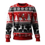 2025 Christmas Buccaneers Reindeer Football Ugly Sweater