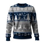 2025 Christmas Cowboys Reindeer Football Ugly Sweater