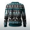 2025 Christmas Eagles Reindeer Football Ugly Sweater 2