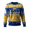 2025 Christmas Rams Reindeer Football Ugly Sweater 1
