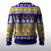 2025 Christmas Ravens Reindeer Football Ugly Sweater 2