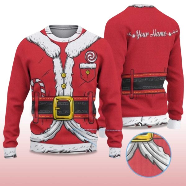 2025 Christmas Santa Claus Ugly Christmas Sweater 2