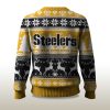 2025 Christmas Steelers Reindeer Football Ugly Sweater 2