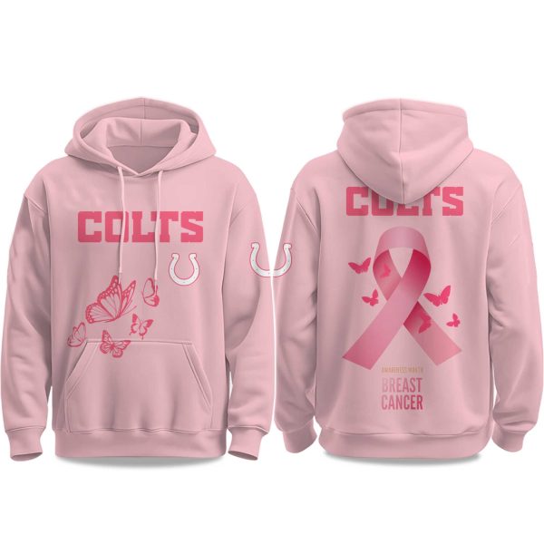 2025 Colts Breast Cancer Awareness Month Hoodie 1