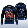 2025 Colts Santa Claus Ugly Christmas Sweater 2
