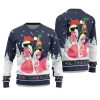 2025 Cool Flamingo Ugly Christmas Sweater