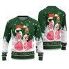 2025 Cool Flamingo Ugly Christmas Sweater