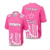 2025 Cowboys Breast Cancer Awareness Football Jersey 1
