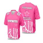 2025 Cowboys Breast Cancer Awareness Football Jersey