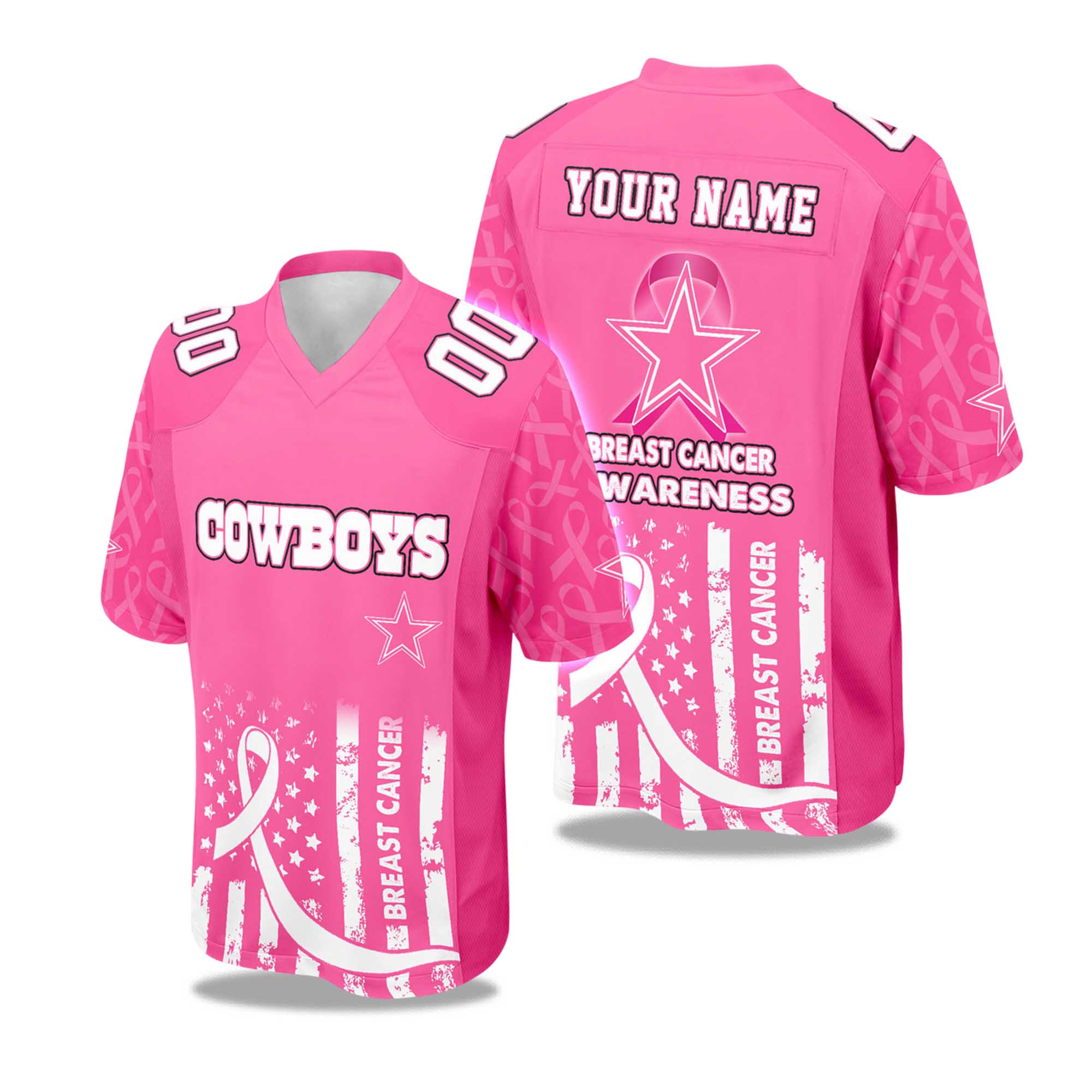 2025 Cowboys Breast Cancer Awareness Football Jersey 2025 Cowboys Breast Cancer Awareness Football Jersey