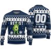 2025 Cowboys Portland Frog Resist Ugly Christmas Sweater 1