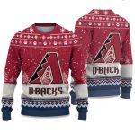 2025 Diamondbacks Ugly Christmas Sweater