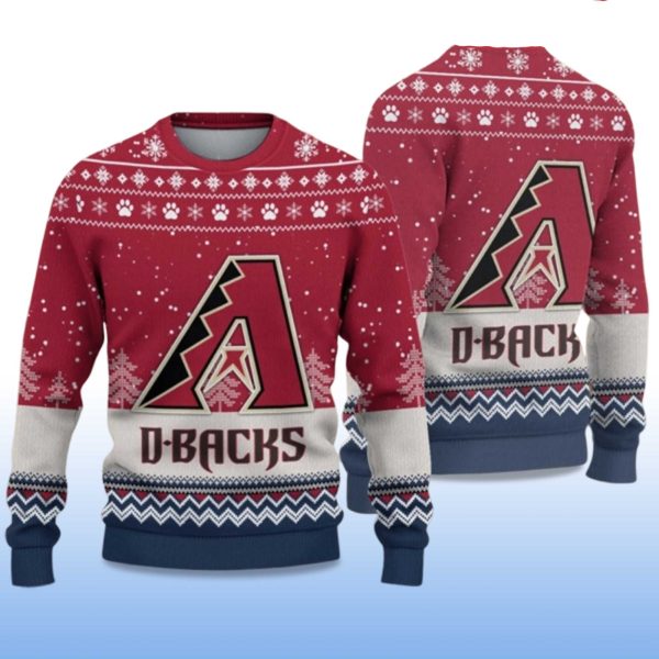 2025 Diamondbacks Ugly Christmas Sweater 2