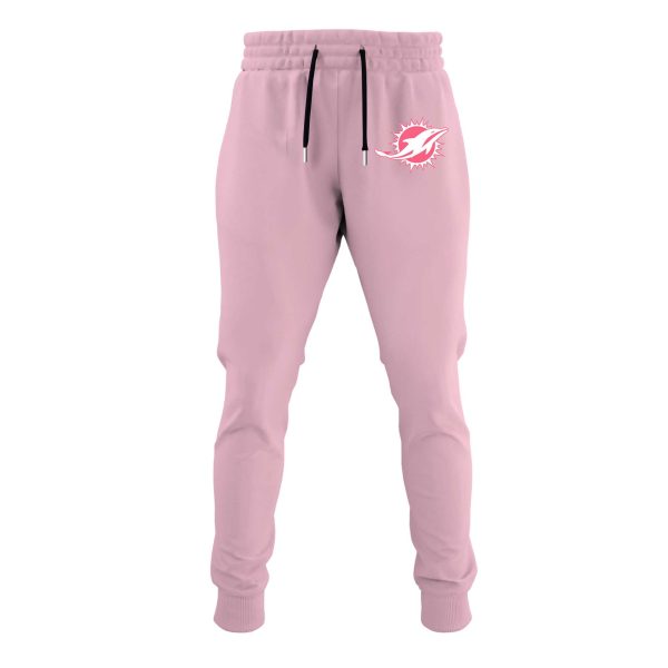 2025 Dolphins Breast Cancer Awareness Month Hoodie 3