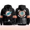2025 Dolphins Firefighter Appreciation Day Hoodie