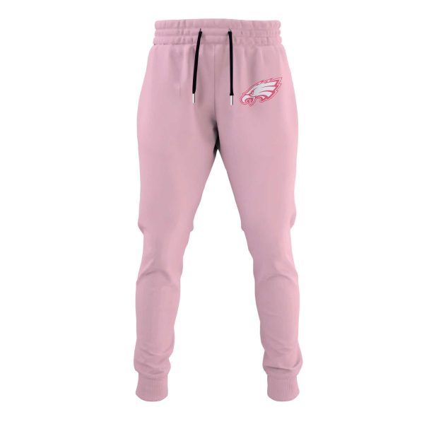2025 Eagles Breast Cancer Awareness Month Hoodie 3