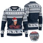 2025 Epstein Didn’t Kill Himself Ugly Christmas Sweater