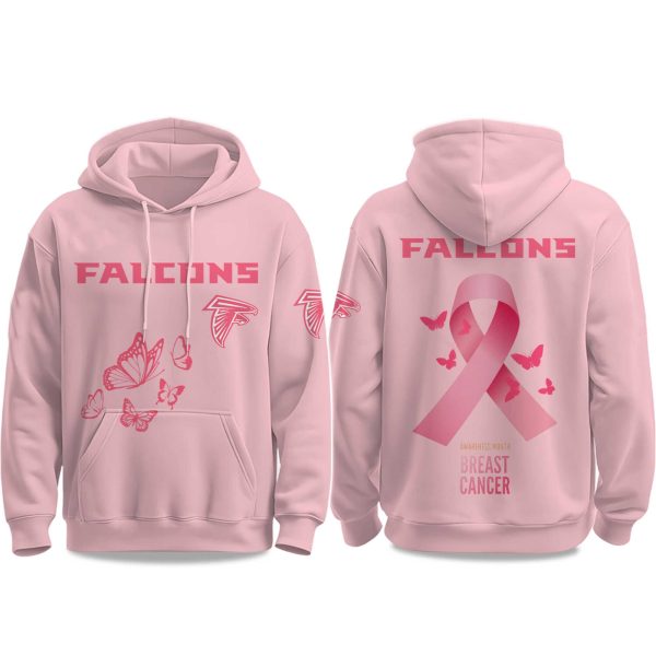 2025 Falcons Breast Cancer Awareness Month Hoodie 1