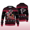 2025 Falcons Santa Claus Ugly Christmas Sweater 2